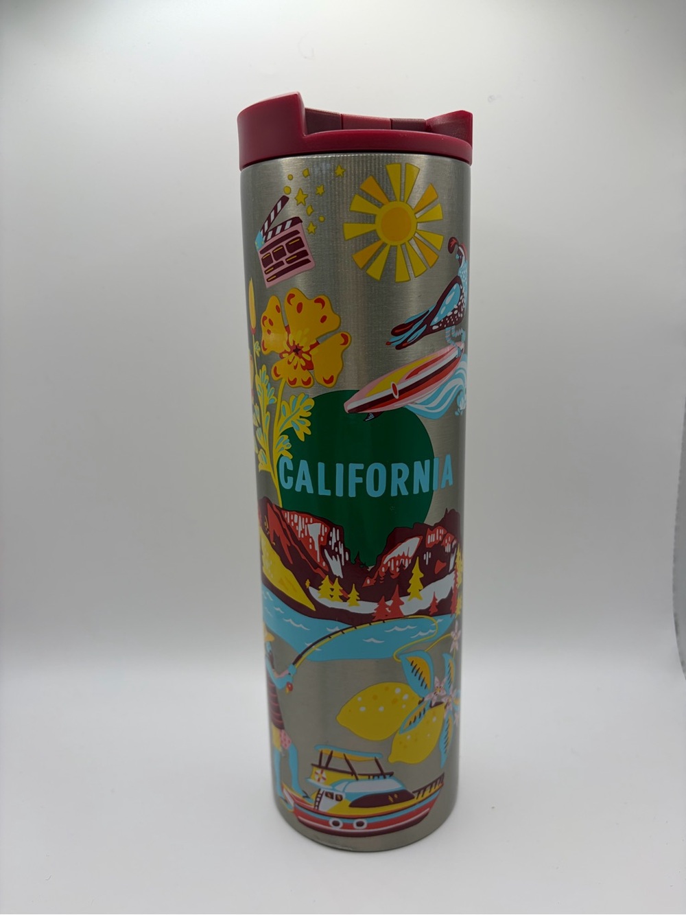 Starbucks Discovery Series Stainless Steel 16oz Tumbler Travel Mug - California